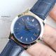 Perfect Replica Patek Philippe Calatrava Blue Dial Blue Leather Strap Watch 38mm (3)_th.jpg